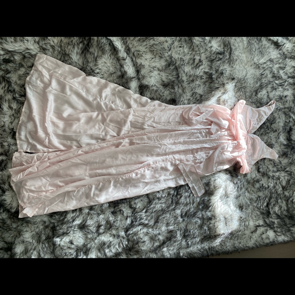 Pink maxi dress